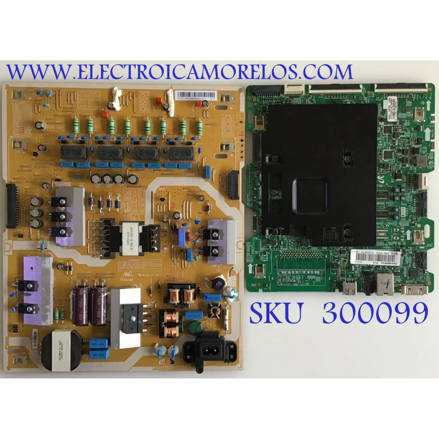 KIT DE TARJETAS PARA TV SAMSUNG / NUMERO DE PARTE MAIN BN94-10753C / BN41-02504A / BN97-10623J / BN9410753C / FUENTE BN4400878A / L55E7_KSM / BN44-00878A / PANEL CY-QK049FLLV3H / MODELO UN49KS8000 / UN49KS8000FXZA FA01